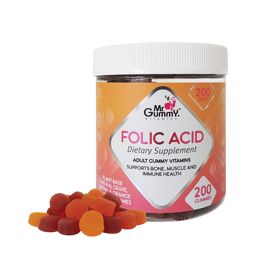 FOLIC ACID MIX (GRAPE, CHERRY & ORANGE) 200 CT