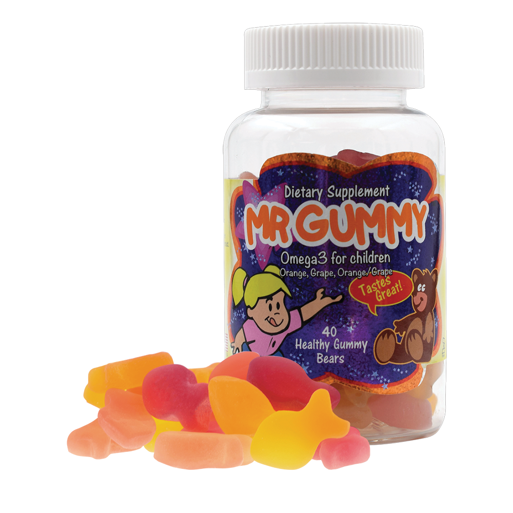 KIDS OMEGA 3 MIX (ORANGE, GRAPE & ORANGE-GRAPE) 40 CT