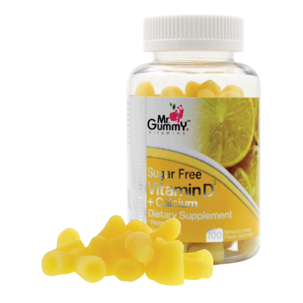 SUGAR FREE CALCIUM WITH VITAMIN D3 (LEMON) 100 CT