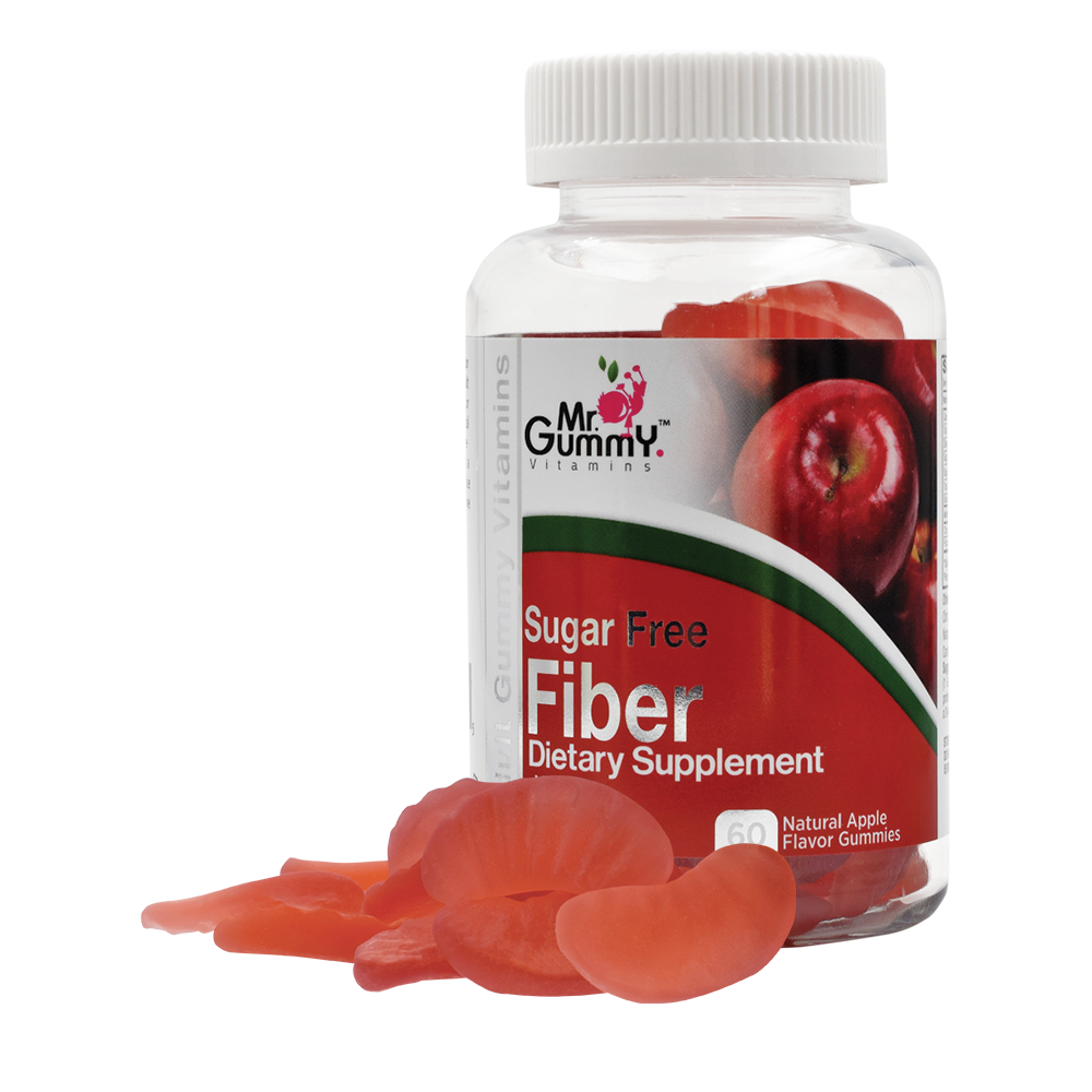 SUGAR FREE FIBER SLICES (APPLE) 60 CT