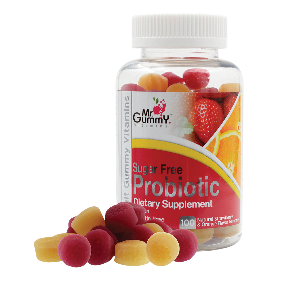 SUGAR FREE PROBIOTIC MIX (STRAWBERRY & ORANGE) 100 CT