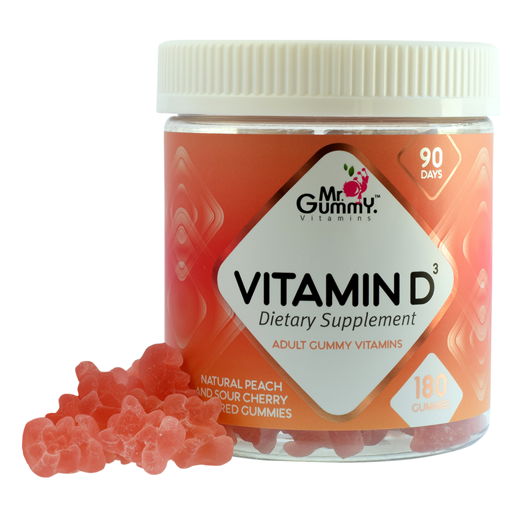 VITAMIN D3 (PEACH & SOUR CHERRY) 180 CT