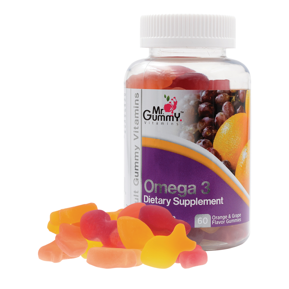 OMEGA 3 MIX (ORANGE, GRAPE & ORANGE-GRAPE) 60 CT