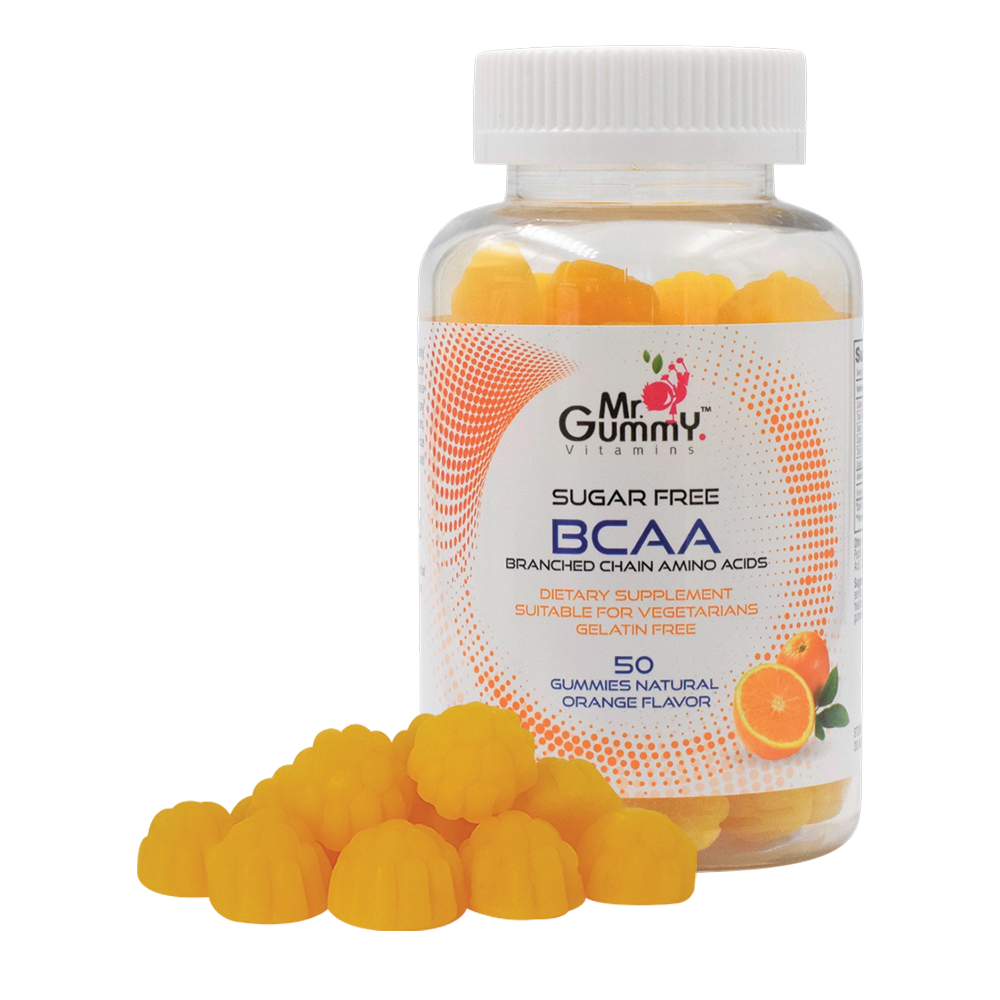 SUGAR FREE BCAA (ORANGE) 50 CT