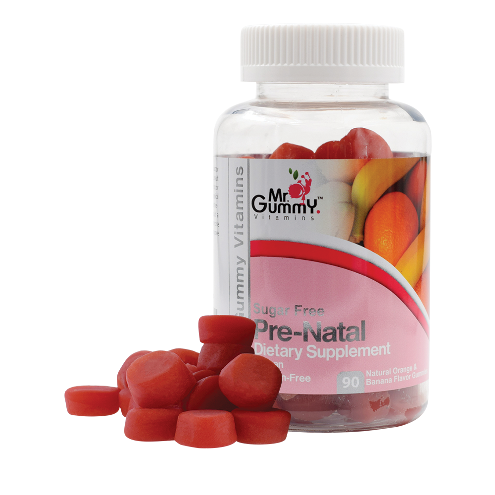 SUGAR FREE PRENATAL (ORANGE & TOUCH OF BANANA) 90 CT